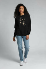 LOVE Regular Fit Crewneck Sweatshirt