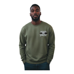 Regular Fit Green Sweatshirt