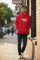 Everyday Vibes Regular Fit Red Hoodie