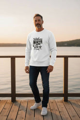 Regular Fit White Sweatshirt