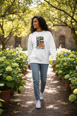 Regular Fit White Old Skool Sweatshirt