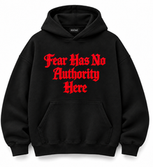 Fear Has No Authority Here Unisex Heavyweight Hoodie