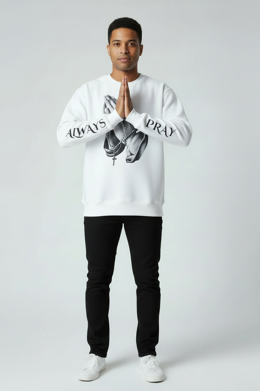Christian Prayer Hands Unisex Sweatshirt